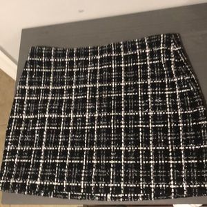 Alice and Olivia Mini Tweed Skirt